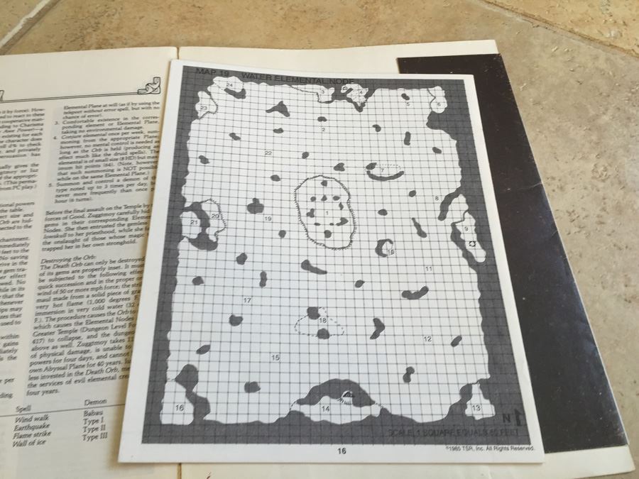 Temple of Elemental Evil (Advanced Dungeons & Dragons/AD&D Supermodule T1-4) TSR 1985 [Photo 9]