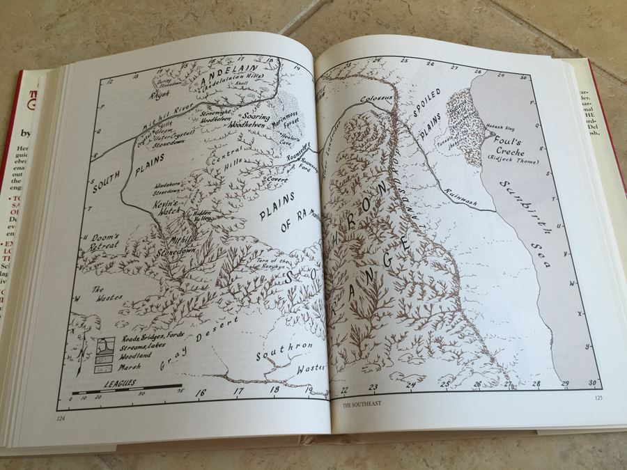 The Atlas of the Land By Karen Wynn Fonstad Hardcover Book [Photo 5]
