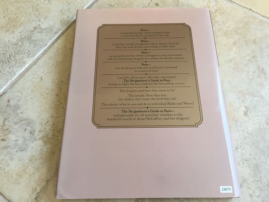 The Dragonlover's Guide to Pern First Edition By Jody Lynn Nye And Anne McCaffrey [Photo 7]