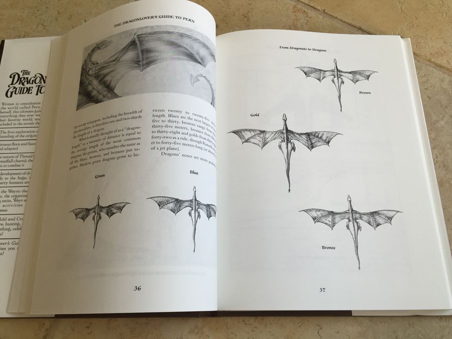 The Dragonlover's Guide to Pern First Edition By Jody Lynn Nye And Anne McCaffrey [Photo 6]