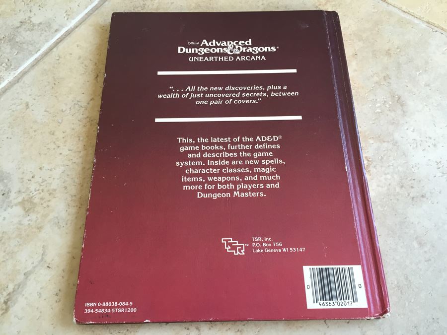 Unearthed Arcana - Advanced Dungeons & Dragons, TSR 1985 [Photo 8]