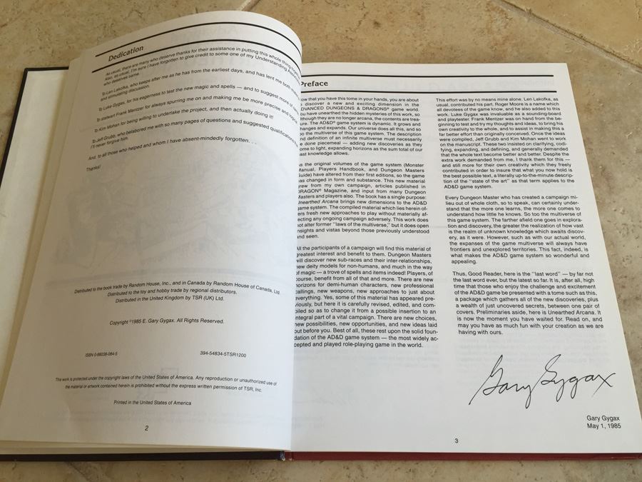 Unearthed Arcana - Advanced Dungeons & Dragons, TSR 1985 [Photo 6]