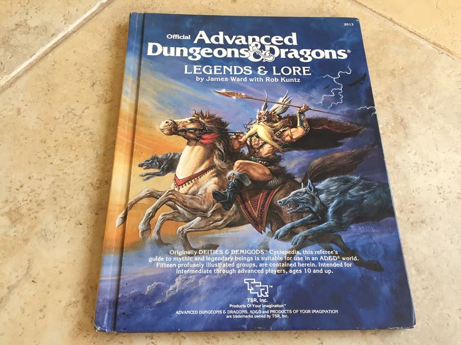 Advanced Dungeons and Dragons: Legends and Lore TSR 1984 [Photo 1]