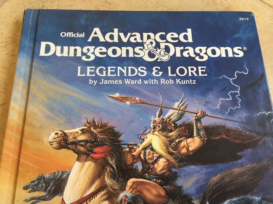 Advanced Dungeons and Dragons Legends and Lore Book sold 1984