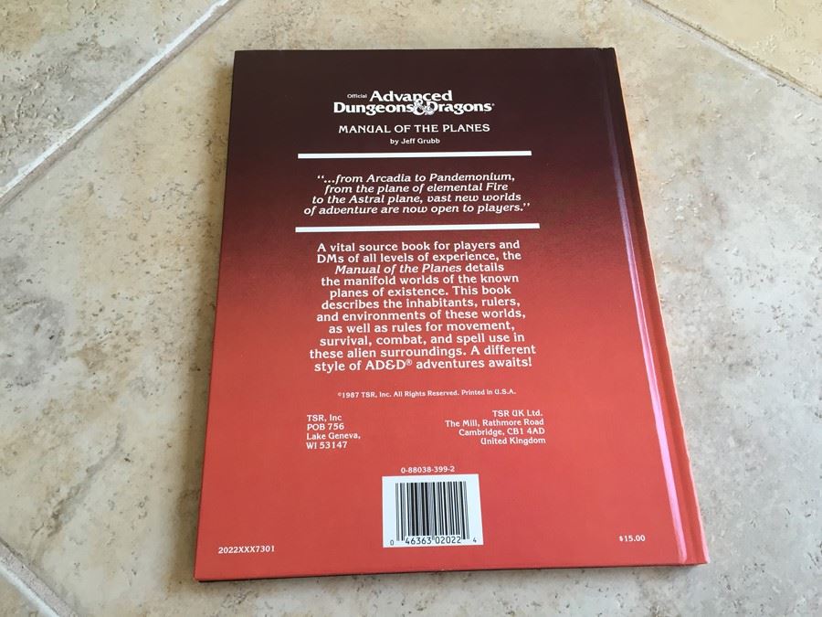 Manual of the Planes (Advanced Dungeons and Dragons) TSR 1987 [Photo 7]