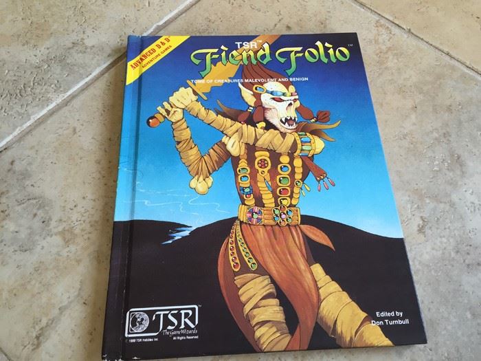 Fiend Folio: Tome of Creatures Malevolent and Benign: (Advanced Dungeons and Dragons) TSR 1981 [Photo 1]