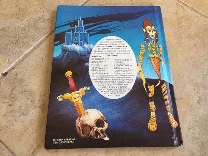 Fiend Folio: Tome of Creatures Malevolent and Benign: (Advanced Dungeons and Dragons) TSR 1981 [Photo 8]