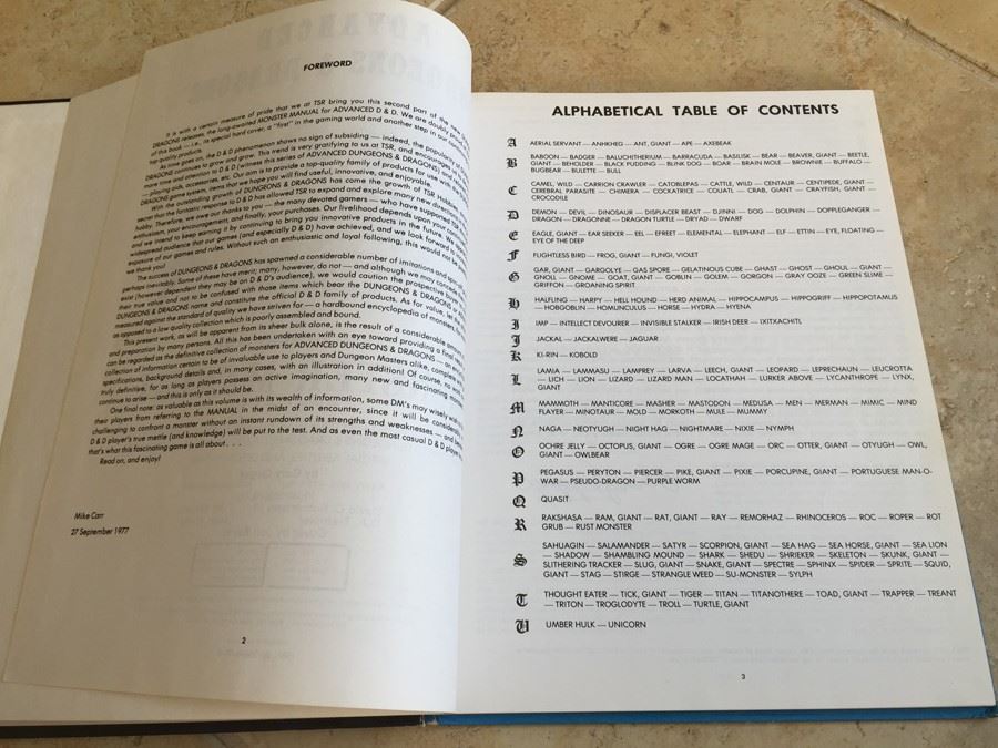 Advanced Dungeons and Dragons Monster Manual TSR 1979 [Photo 7]
