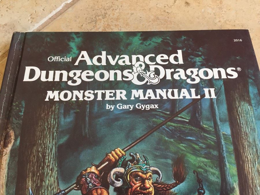 Advanced Dungeons and Dragons: Monster Manual II (#2016) TSR 1983 [Photo 2]