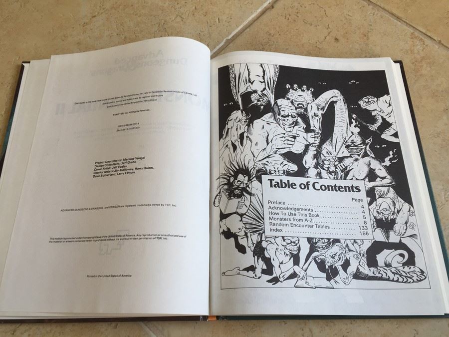 Advanced Dungeons and Dragons: Monster Manual II (#2016) TSR 1983 [Photo 6]