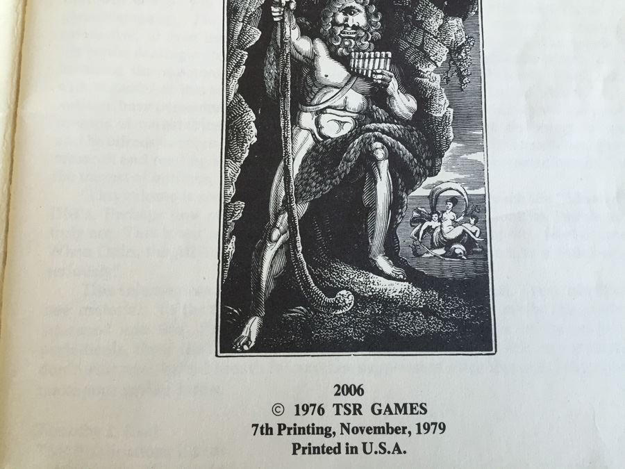 Gods, Demi-Gods, & Heroes (Dungeons & Dragons, Supplement IV) TSR 1976 [Photo 3]