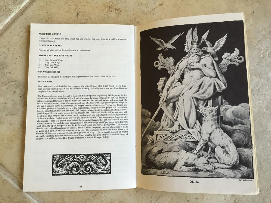 Gods, Demi-Gods, & Heroes (Dungeons & Dragons, Supplement IV) TSR 1976 [Photo 4]
