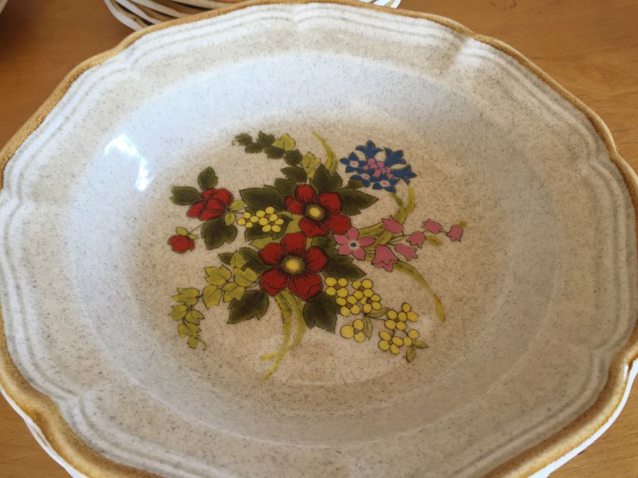 Mikasa Garden Club Plates, Bowls, Cups And Saucers [Photo 7]