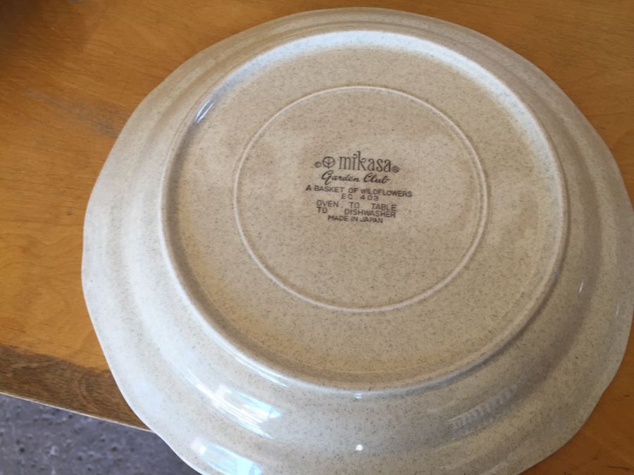 Mikasa Garden Club Plates, Bowls, Cups And Saucers [Photo 10]