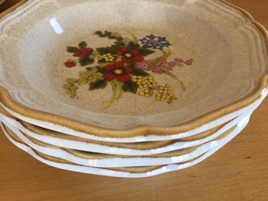 Mikasa Garden Club Plates, Bowls, Cups And Saucers [Photo 6]