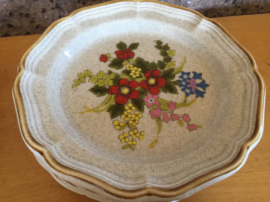Mikasa Garden Club Plates, Bowls, Cups And Saucers [Photo 8]