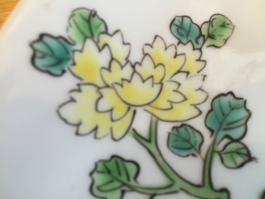 (4) Chinese Famille Rose Porcelain Plates Signed [Photo 8]