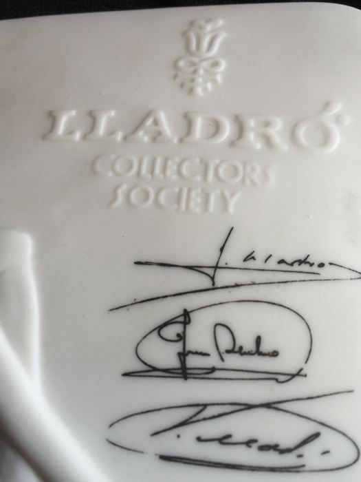 SIGNED LLADRO COLLECTORS SOCIETY PLAQUE [Photo 7]