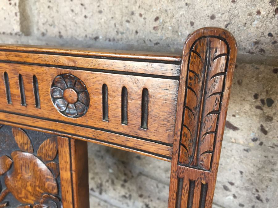 Antique Carved Wood Chair [Photo 8]