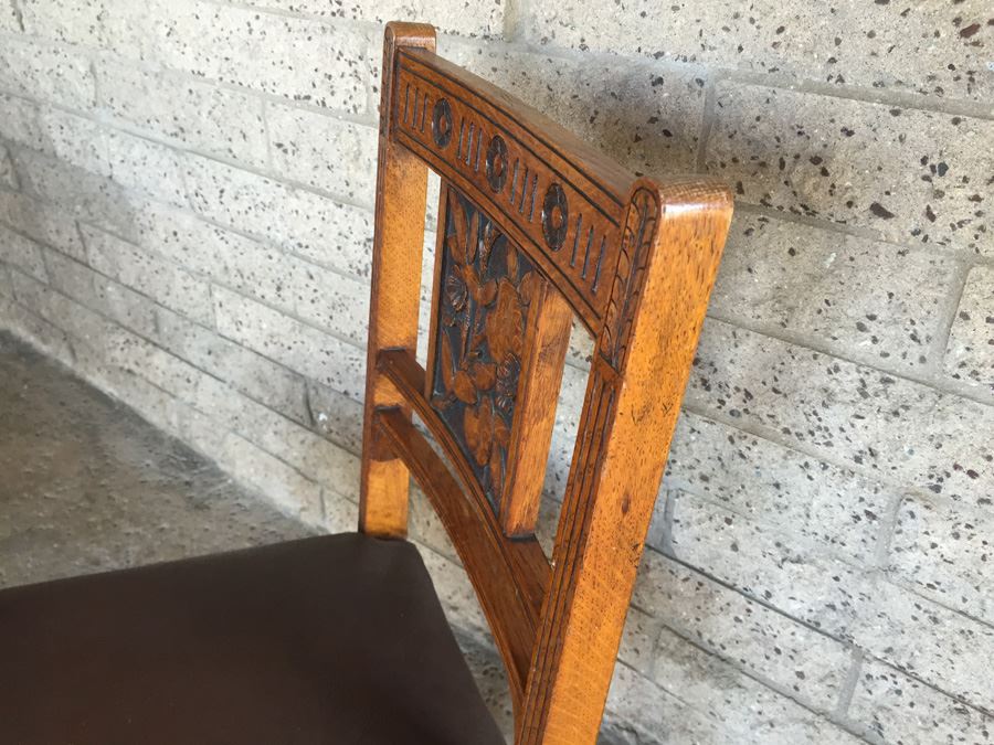 Antique Carved Wood Chair [Photo 9]