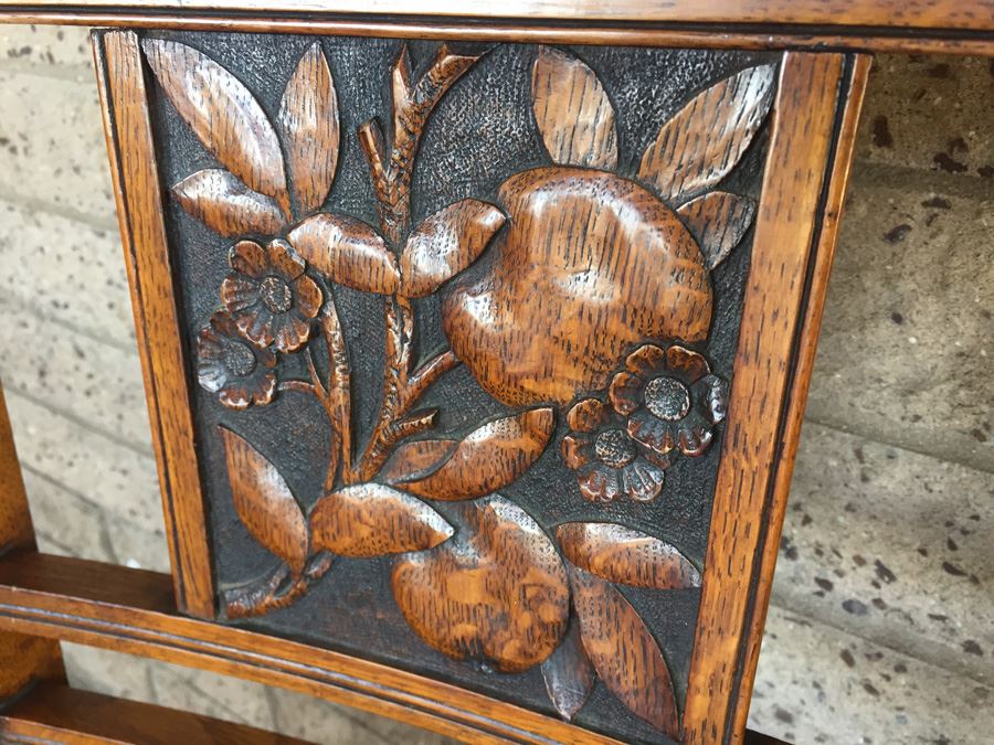 Antique Carved Wood Chair [Photo 7]