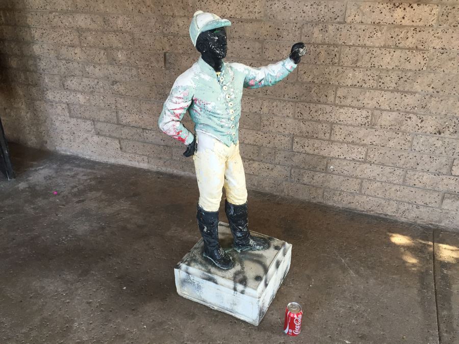 Large Vintage Lawn Jockey 46' Tall [Photo 12]