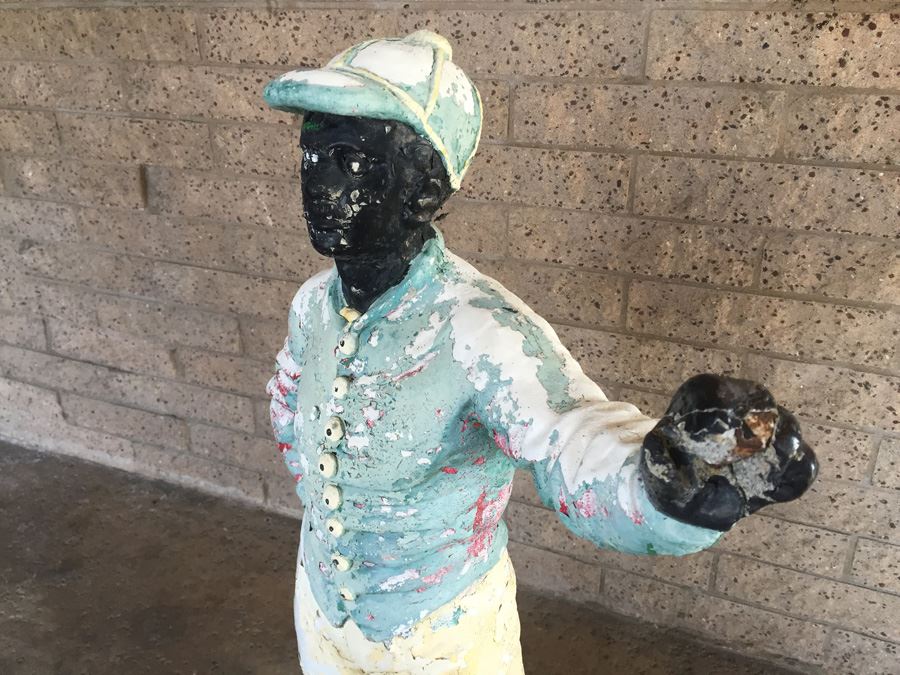 Large Vintage Lawn Jockey 46' Tall [Photo 4]