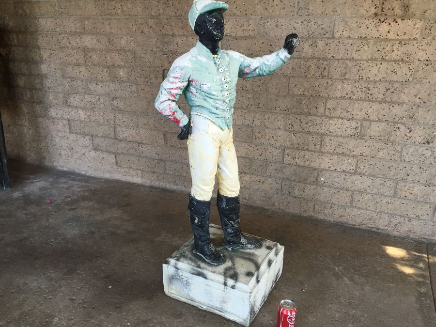 Large Vintage Lawn Jockey 46' Tall [Photo 13]