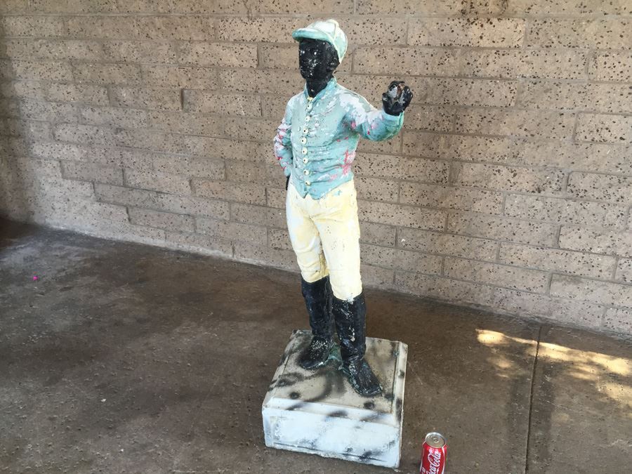 Large Vintage Lawn Jockey 46' Tall [Photo 11]