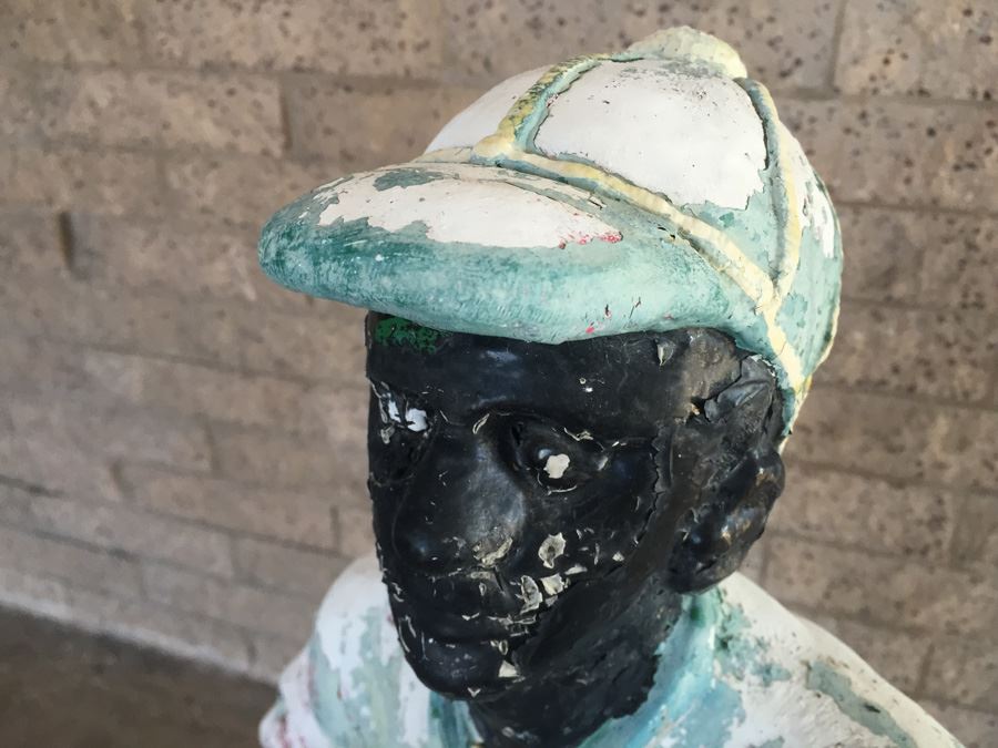 Large Vintage Lawn Jockey 46' Tall [Photo 5]