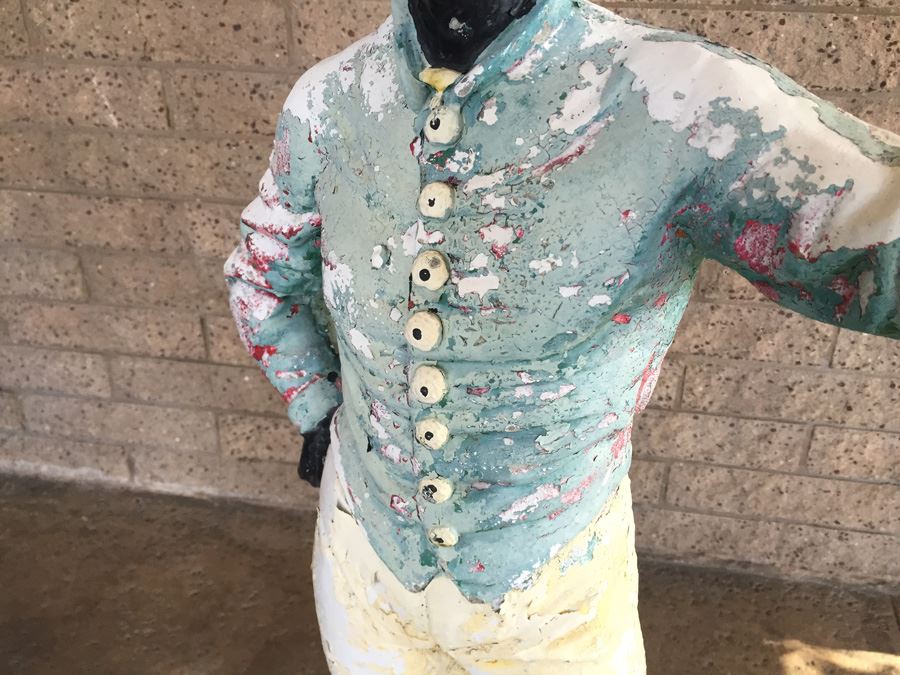 Large Vintage Lawn Jockey 46' Tall [Photo 7]