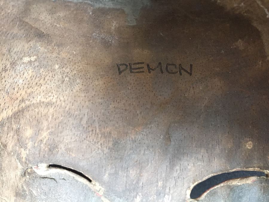 Hand Painted Hand Carved Demon Mask [Photo 9]