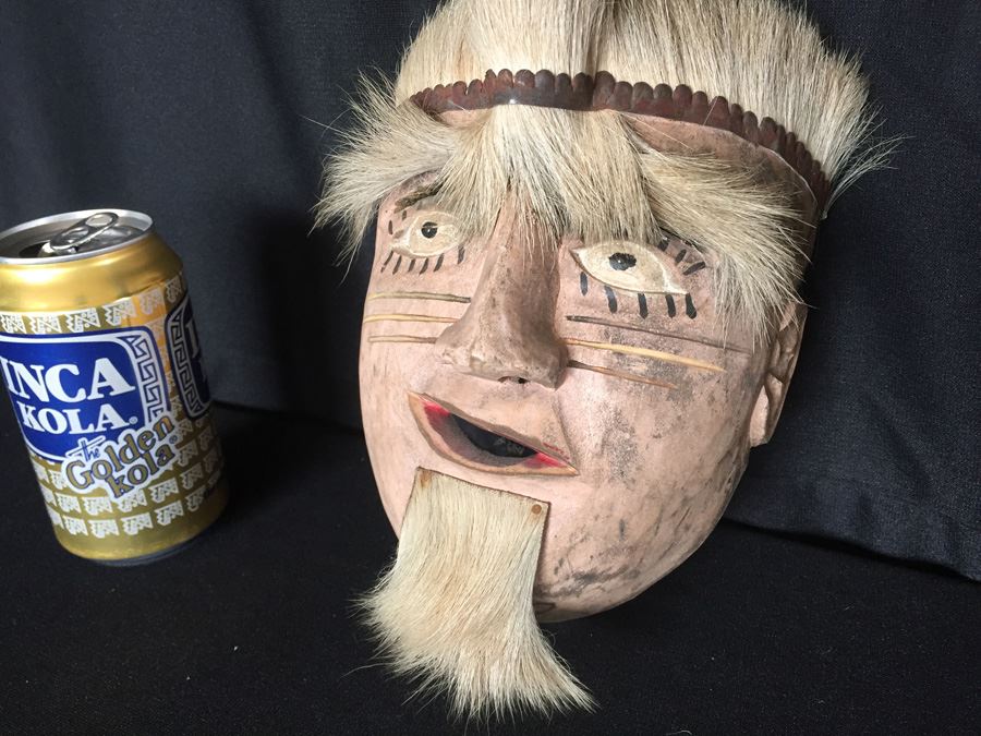 Hand Painted Hand Carved Mask [Photo 2]