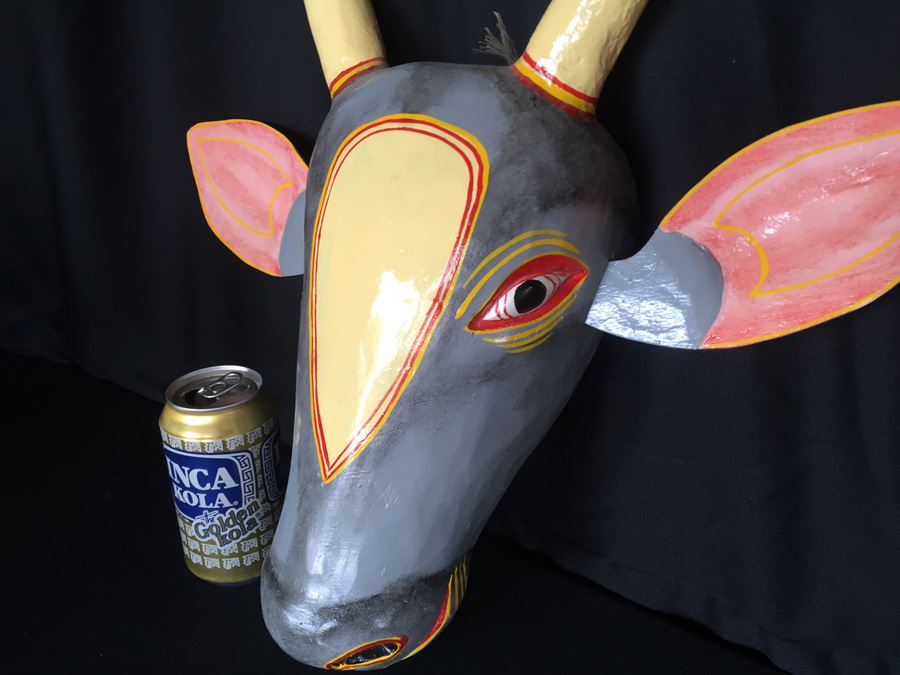 Hand Painted Hand Carved Mask [Photo 8]