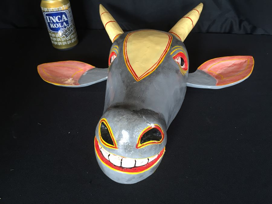 Hand Painted Hand Carved Mask [Photo 10]