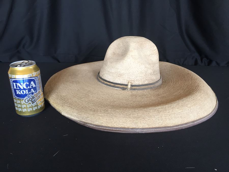 Nice Vintage Authentic Mexican Straw Pigalle XXXXX Sombrero [Photo 6]
