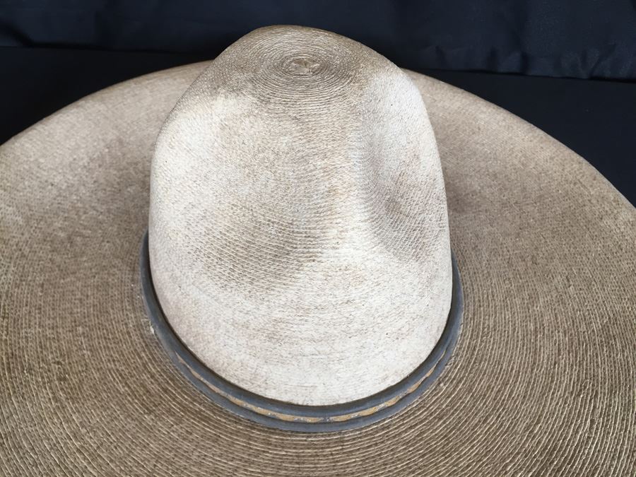 Nice Vintage Authentic Mexican Straw Pigalle XXXXX Sombrero