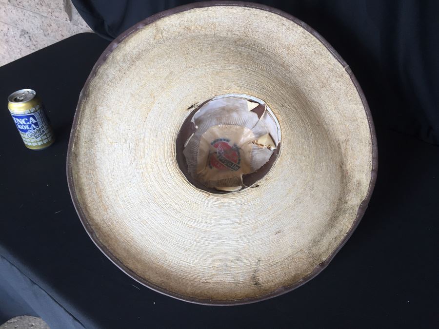 Nice Vintage Authentic Mexican Straw Pigalle XXXXX Sombrero [Photo 9]