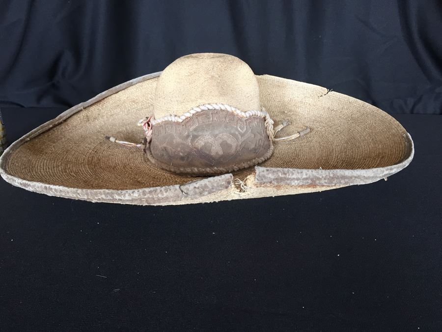 Nice Vintage Authentic Mexican Straw Pigalle XXXXX Sombrero [Photo 2]