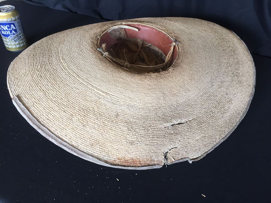 Nice Vintage Authentic Mexican Straw Pigalle XXXXX Sombrero [Photo 16]
