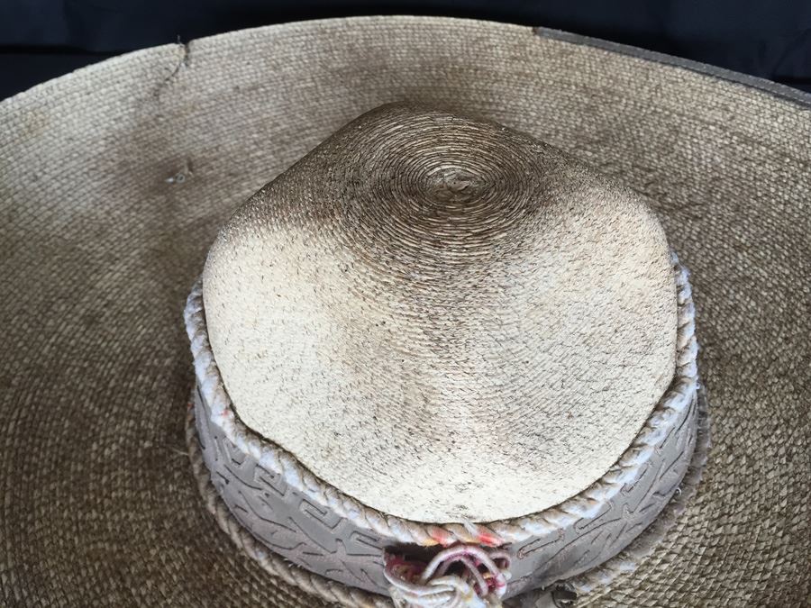 Nice Vintage Authentic Mexican Straw Pigalle XXXXX Sombrero [Photo 8]