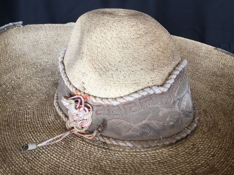 Nice Vintage Authentic Mexican Straw Pigalle XXXXX Sombrero [Photo 5]