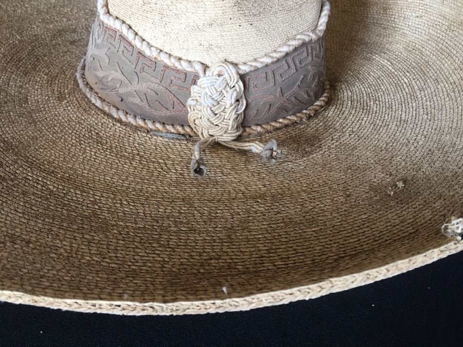 Nice Vintage Authentic Mexican Straw Pigalle XXXXX Sombrero [Photo 10]