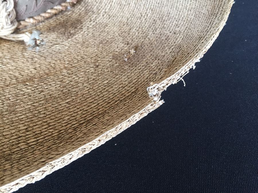 Nice Vintage Authentic Mexican Straw Pigalle XXXXX Sombrero [Photo 13]