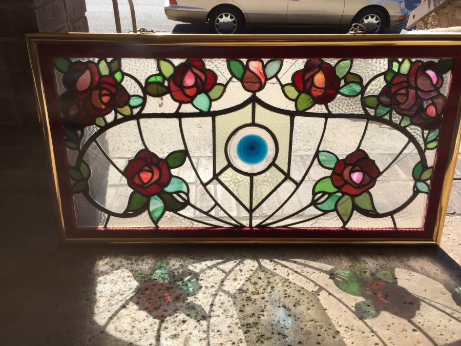 Framed Stained Glass Window [Photo 1]