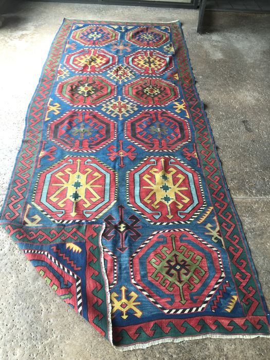 Large Kilm (KUBA) Tribal Weaving Rug Approximately 150 Years Old Estimate $5,000-$8,000 [Photo 13]