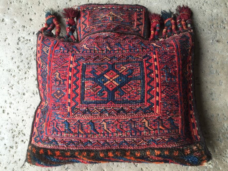 Nomadic Salt Bag From Eastern Anatolia In Western Iran 100% Handmade By Nomadic Tribes [Photo 8]