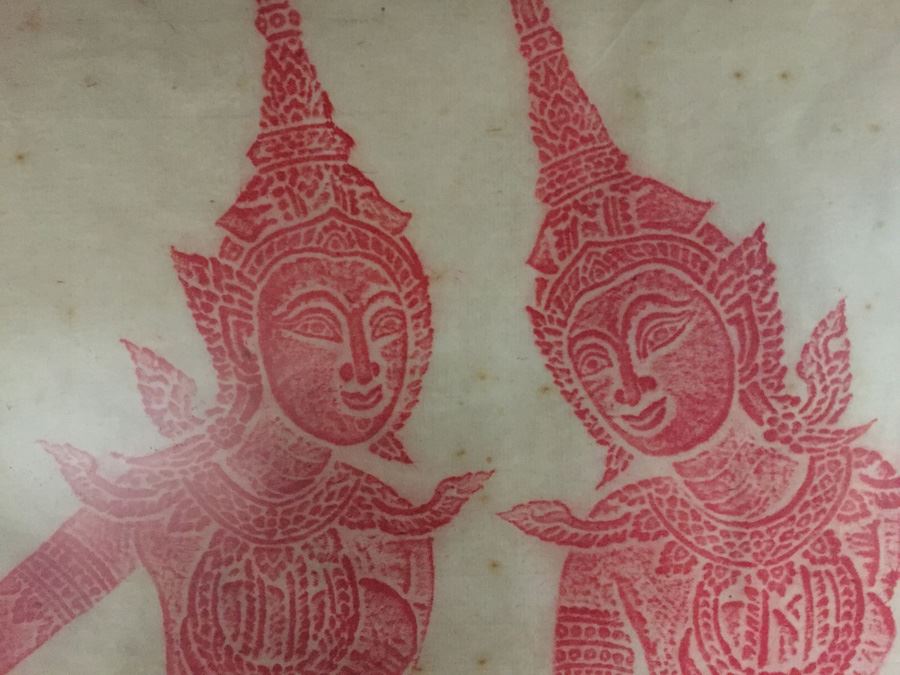 Original Thai Temple Rubbing [Photo 3]