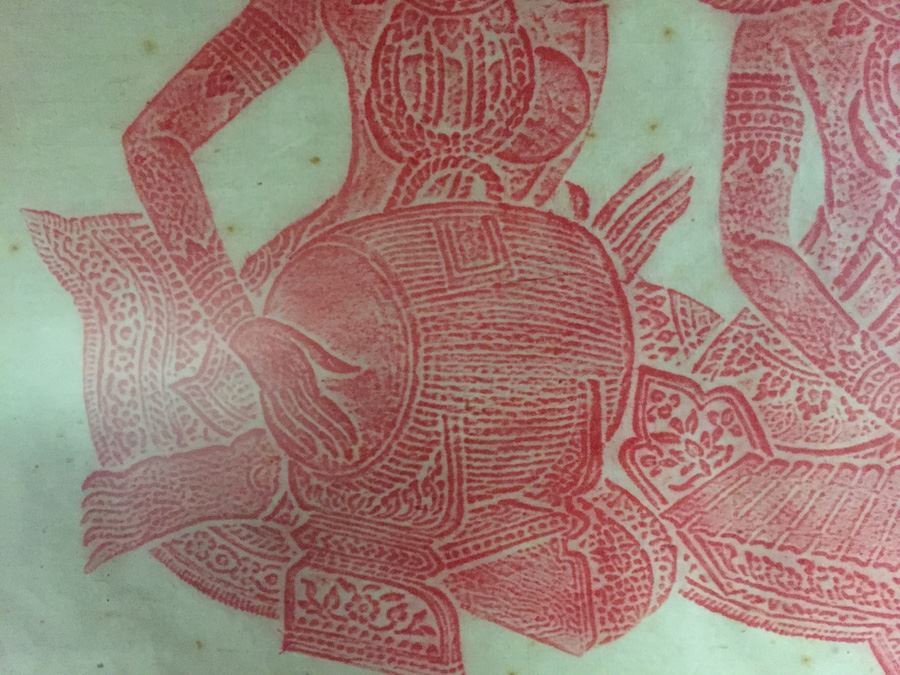 Original Thai Temple Rubbing [Photo 6]
