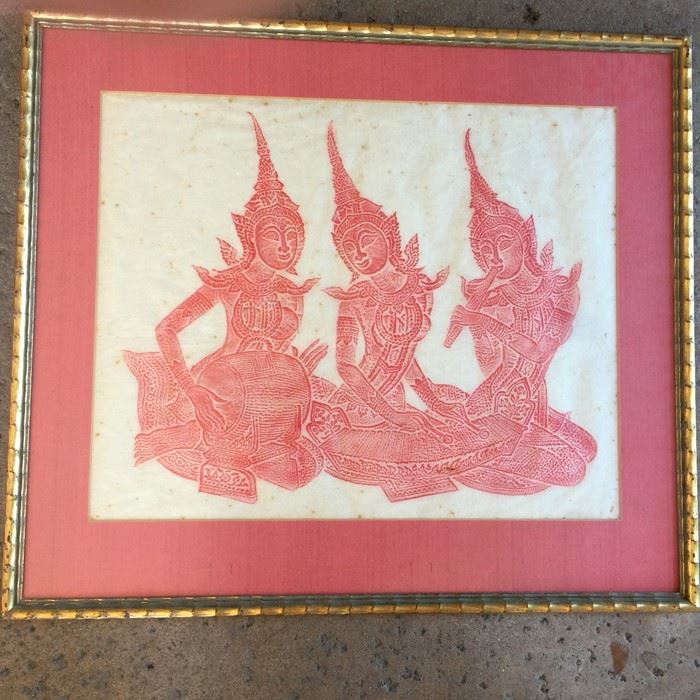 Original Thai Temple Rubbing